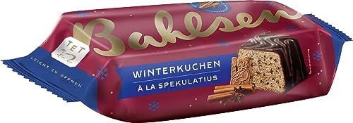 BAHLSEN Winterkuchen à la Spekulatius - 1er Pack - Rührkuchen mit Spekulatiusgewürzen und Schokoladenstückchen (1 x 350 g) von Bahlsen