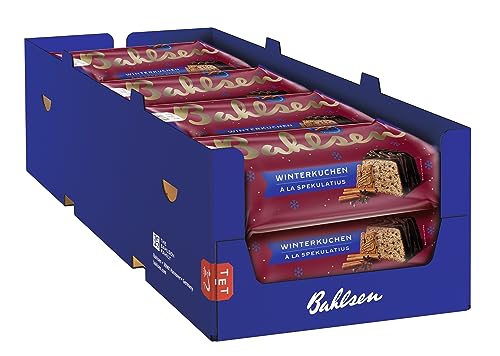 BAHLSEN Winterkuchen à la Spekulatius- 8er Pack - Rührkuchen mit Spekulatiusgewürzen und Schokoladenstückchen (8 x 350 g) von Bahlsen