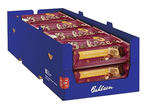 BAHLSEN Winterkuchen à la gebrannte Mandel - 8er Pack - Rührkuchen mit Mandelstückchen und Karamellgeschmack (8 x 350 g) von Bahlsen