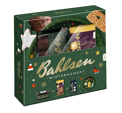 BAHLSEN Wintermoment - 1er Pack - Winterteller mit Lebkuchen, Spekulatius und Zimtsternen (1 x 500 g) von Bahlsen