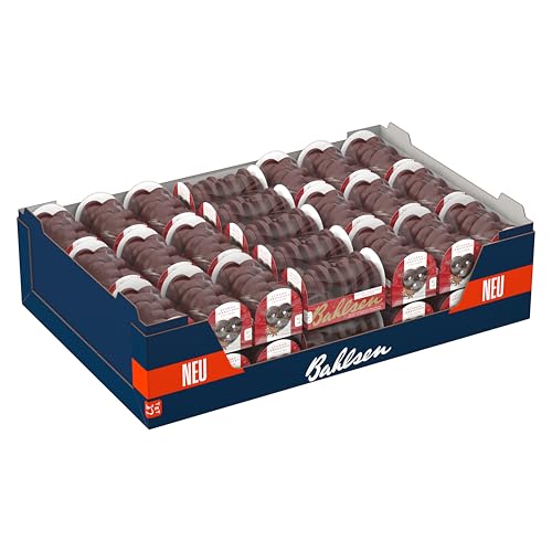 Bahlsen Schokoladen Lebkuchen Brezeln Edelherb, 46er Pack, feiner Lebkuchen in Brezelform ummantelt mit edelherber Schokolade, Großpackung als Vorrat oder zum Verkauf (46 x 175 g) von Bahlsen