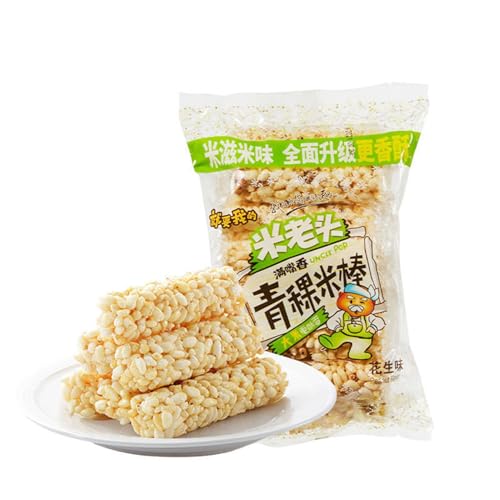 BaiLiSnacky Chinesische Snacks: Hochland-Gerstenweizen-Snacks 150g（12 Stöcke） (Erdnussgeschmack) von BaiLiSnacky