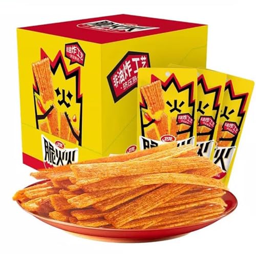 BaiLiSnacky latiao –Chinesische Würzige Snacks （16g×10Packungen） Authentisch Chinesisch | Vegetarisch | Würzig & Aromatisch (Scharf) von BaiLiSnacky