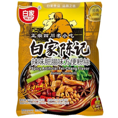 BAIJIA - Instant Fadennudeln Fei-Chang, 20er pack (20 X 108 GR) von Baijia