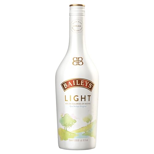 Bailey's Deliciously Light Original Irish Cream Likör - jetzt mit reduzierten Kalorien, garantierter Genuss auf Eis und in Cocktails, 16,1% vol, 700 ml Einzelflasche von Baileys