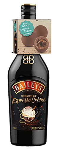 Bailey's Espresso Crème, Irish Cream Likör, mit 3x gratis Trüffelpralinen (1 x 0.7 l) von Baileys