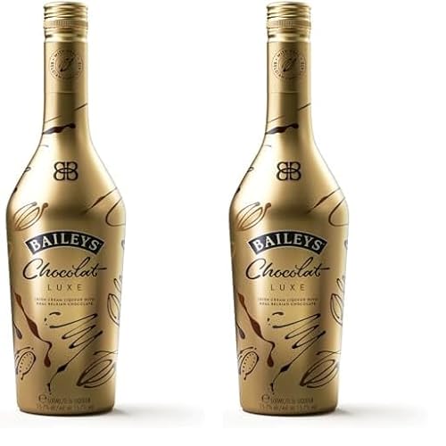 Baileys Chocolat Luxe | B-Corp zertifiziert | Original Irish Cream Likör | Echte belgische Schokolade | Edle Genussmomente | 15,7% vol |500 ml Einzelflasche (Packung mit 2) von Baileys