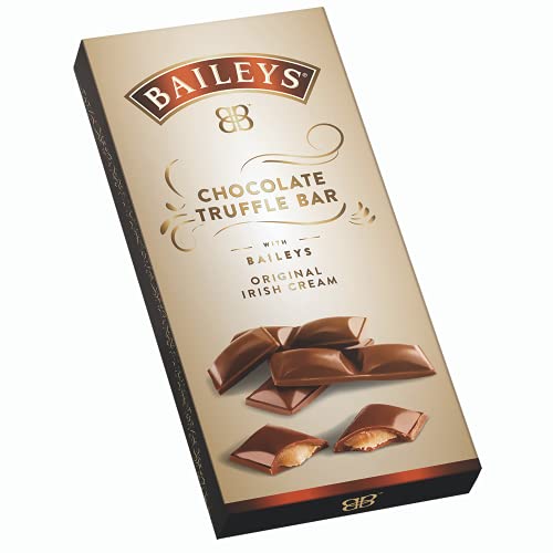 Baileys Chocolate Truffle Bar, 5 x 90 g, zartschmelzende Schokoladentafel, gefüllt mit Baileys Likör von Baileys