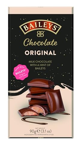 Baileys Chocolate Truffle Bar, zartschmelzende Schokoladentafel, gefüllt mit Baileys Likör, 1 x 90g von Baileys