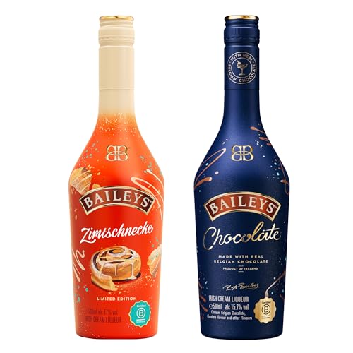 Baileys Set: Baileys Zimtschnecke 500ml und Baileys Chocolate 500 ml von Baileys