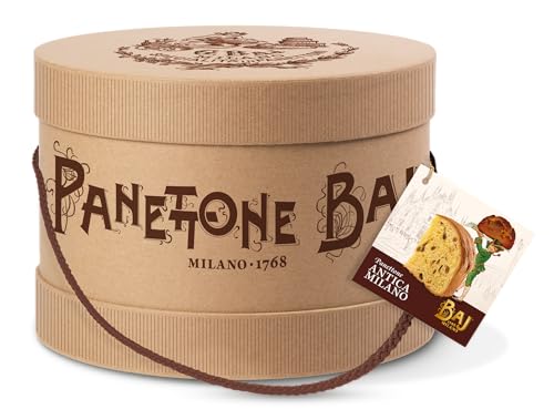 BAJ 1768 - Panettone Baj Antica Milano in Hutschachtel aus dem 19. Jahrhundert mit historischem Heft - 1 kg von Baj