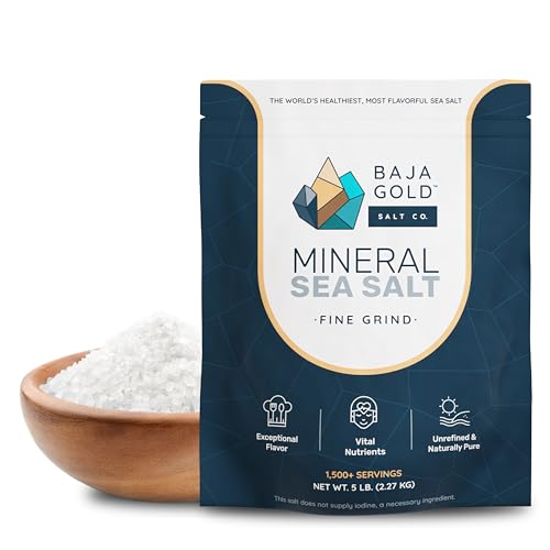 Baja Gold Mineral Meersalz, fein gemahlen, 2,3 kg Beutel von Baja Gold