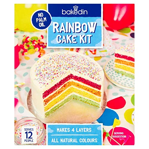 BakedIn Rainbow Cake Lebensmittel-Set, 3 Stück von BAKED IN