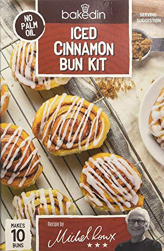 Bakedin Iced Cinnamon Bun Kit, 4 x 435 g von BAKED IN