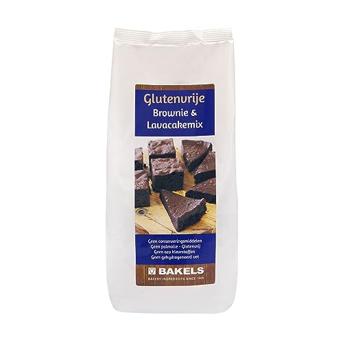 Bakels Brownie-Lava-Kuchenmischung, glutenfrei - Beutel 1 Kilo von Brand New Cake