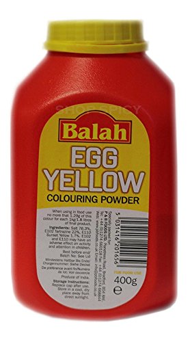 BALAH Lebensmittelfarbe, Ei, Gelb, 400 g von Balah