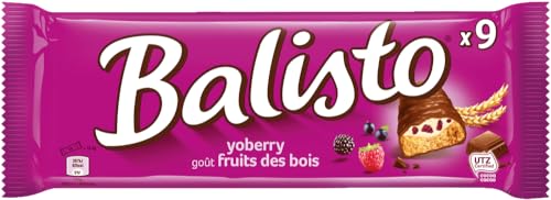 Balisto Yoberry, Vegetarisch, 9 Riegel, 166,5 g von Balisto