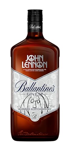 Ballantine's Finest x John Lennon, Limited Edition Blended Scotch Whisky, Sammlerstück für Musikliebhaber, 40% Vol., 1 Liter, 1 Stück von Ballantine's