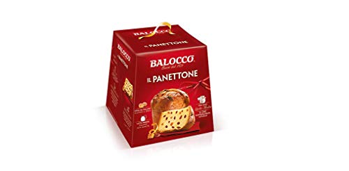 Balocco Il Panettone Weihnachts kuchen mit Rosinen und kandierten Früchten 750g Natürlich gesäuertes gebackenes Süßwarenprodukt von Balocco