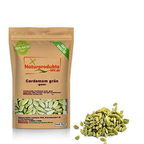 Kardamom ganz (50g) Cardamom ganz 1A Spitzenqualität von BalticNatura