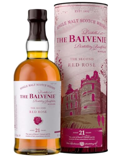 Balvenie 21 Years Old The Second RED ROSE 48,1% Vol. 0,7l in Geschenkbox von THE BALVENIE