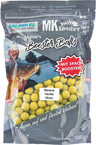 Balzer Matze Koch Booster Balls, Kirsche/Waldhonig, 15 mm, 1000 g von Balzer