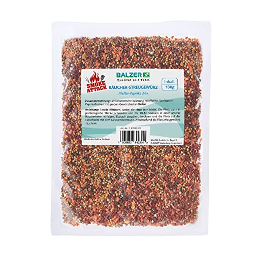 Balzer Räucher - Streugewürz Pfeffer Paprika Mix 100g nach STREMEL Art von Balzer