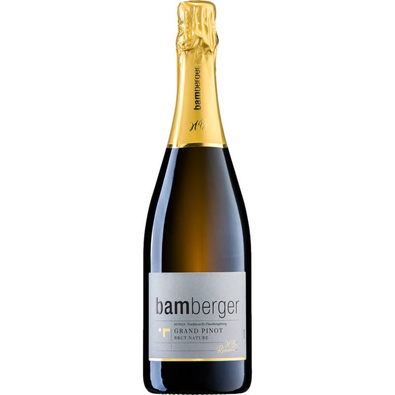 Bamberger Grand Pinot Grand Réserve Sekt, Brut Nature, Nahe, Nahe, 2015, Schaumwein von Bamberger Wein- und Sektgut - Römerstraße 10, 55566 Meddersheim - DE