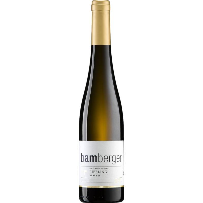 Medddersheimer Altenberg Riesling Auslese, Süß, Nahe, 0,5 L, Nahe, 2023, Weißwein von Bamberger Wein- und Sektgut - Römerstraße 10, 55566 Meddersheim - DE