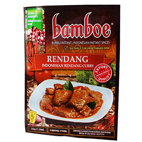 2x 35g Bamboe Rendang Würzpaste für Indonesisches Rendang Curry von Bamboe