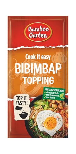 Bamboo Garden - Bibimbap Topping | Gewürztopping zum Verfeinern von koreanische Reis-Bowls | Vegetarisch, natürliche Zutaten | 15 g im Beutel von Bamboo Garden