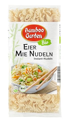 Bamboo Garden Bio Eier Mie Nudeln, 250 g (Verpackungsdesign kann abweichen) von Bamboo Garden