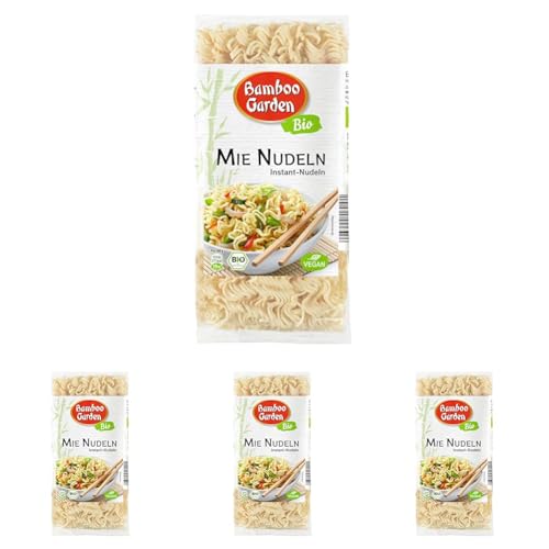 Bamboo Garden Bio Mie Nudeln, 250 g (Packung mit 4) von Bamboo Garden