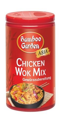 Bamboo Garden - Chicken Wok Mix Würzmischung | Vegan, natürliche Zutaten | 40 g in der Dose von Bamboo Garden