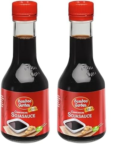 Bamboo Garden - Chinesische Sojasauce, Würzsauce für Fleisch, Geflügel, Gemüse und vieles mehr, 1 x 200 ml (Verpackungsdesign kann abweichen) (Packung mit 2) von Bamboo Garden