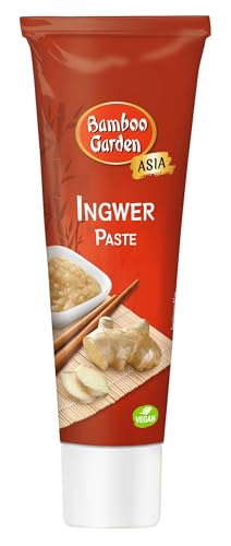 Bamboo Garden - Ingwerpaste | Scharfer Geschmack für Dal, Currys und Fleischgerichten | Vegan | 45 g in der Tube von Bamboo Garden