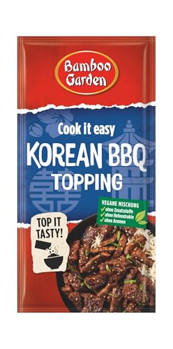 Bamboo Garden - Korean BBQ Topping | Gewürztopping zum Verfeinern von koreanischen Grillgerichten | Vegan, natürliche Zutaten | 15 g im Beutel von Bamboo Garden