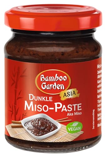 Bamboo Garden Miso-Paste, dunkel, 4er Pack (4 x 145 g) von Bamboo Garden