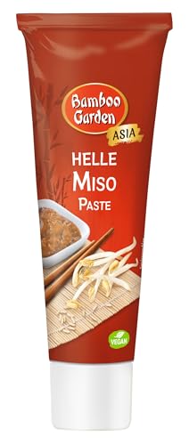 Bamboo Garden - Miso Paste hell | Zum Zubereiten von Miso Suppe | Milder Geschmack | Vegan | 45 g in der Tube von Bamboo Garden