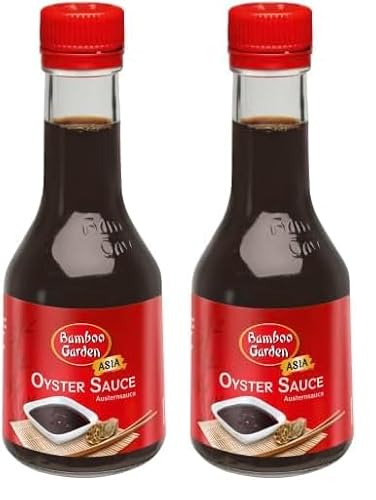 Bamboo Garden - Oyster Sauce, Süß-salzige Würzsauce zum Abschmecken, Nachwürzen oder Marinieren, 1 x 200 ml (Verpackungsdesign kann abweichen) (Packung mit 2) von Bamboo Garden