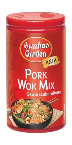 Bamboo Garden - Pork Wok Mix Würzmischung | Vegan, natürliche Zutaten | 40 g in der Dose von Bamboo Garden