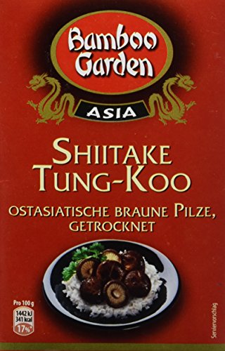 Bamboo Garden Shiitake Tung-Koo, 4er Pack (4 x 25 g) von Bamboo Garden