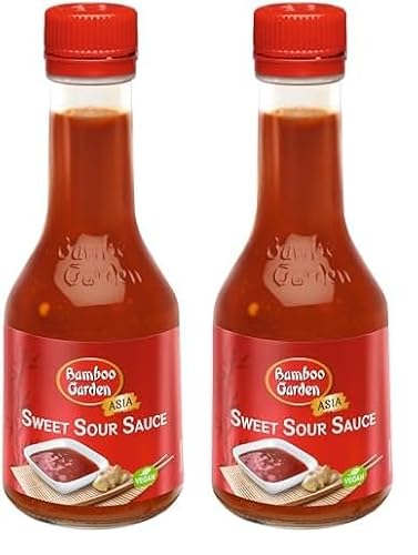 Bamboo Garden - Sweet Sour Sauce, Süß-pikante Sauce zum Verfeinern zahlreicher Gerichte oder als Dip, 1 x 200 ml (Verpackungsdesign kann abweichen) (Packung mit 2) von Bamboo Garden