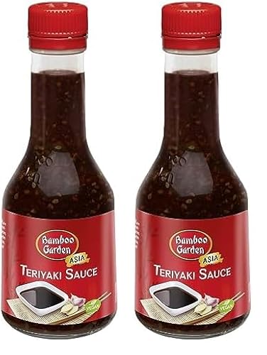 Bamboo Garden - Teriyaki Sauce, Würzsauce zum Marinieren von Fleisch und Fisch, 1 x 200 ml (Verpackungsdesign kann abweichen) (Packung mit 2) von Bamboo Garden