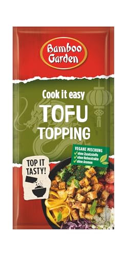 Bamboo Garden - Tofu Topping | Gewürztopping zum Verfeinern von Tofu Gerichten | Vegan, natürliche Zutaten | 15 g im Beutel von Bamboo Garden