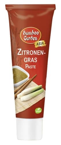 Bamboo Garden - Zitronengraspaste | Zum Würzen von Saucen und Dips | Wiederverschließbare Verpackung | Vegan | 45 g in der Tube von Bamboo Garden