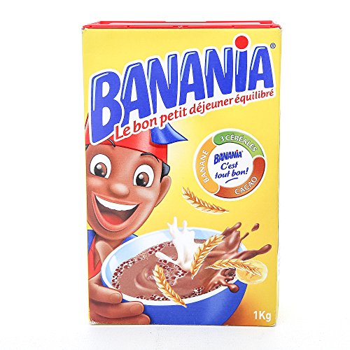 Banania Bananen Kakao mit Cerealien 1KG Produkt aus Frankreich von Banania