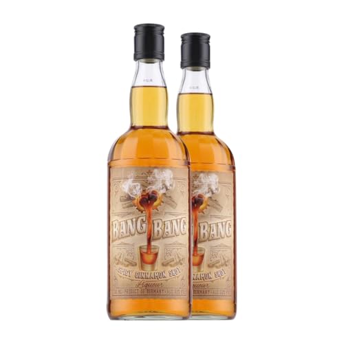 Rum Bang Bang. Spicy Cinnamon Shot 70 cl (Karton mit 2 Flaschen von 70 cl) von Bang Bang