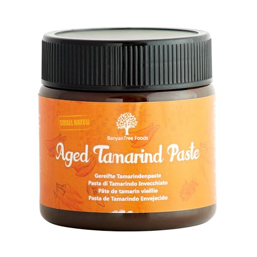 BanyanTree Foods Aged Tamarindenpaste | Konzentrat | Tamarind Paste 200 g | ganz natürlich | vegan | glutenfrei | keine Farben | gentechnikfrei | indischer Herkunft von BanyanTree Foods