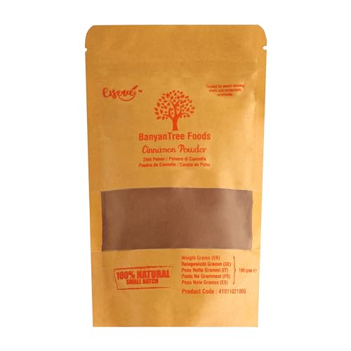 BanyanTree Foods Pure Zimt gemahlen | Zimtpulver | Cinnamon Powder 100g von BanyanTree Foods